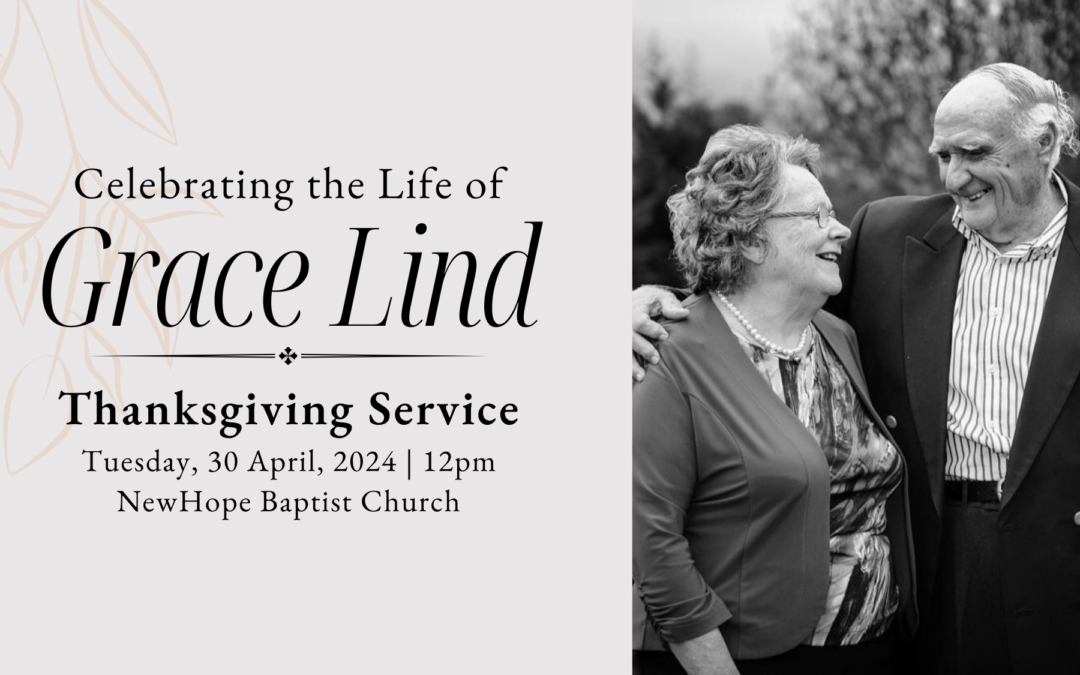 Thanksgiving Service for Grace Lind