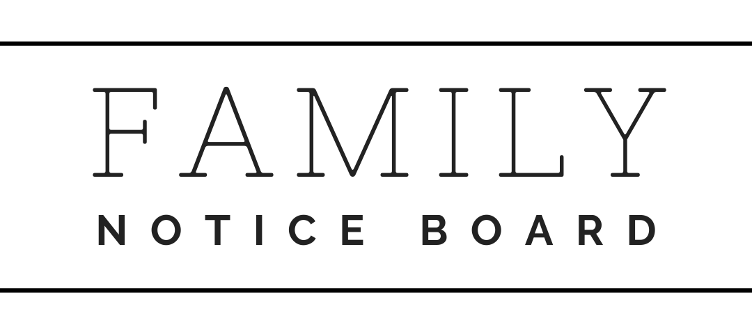 Family Notice Board – September 2025