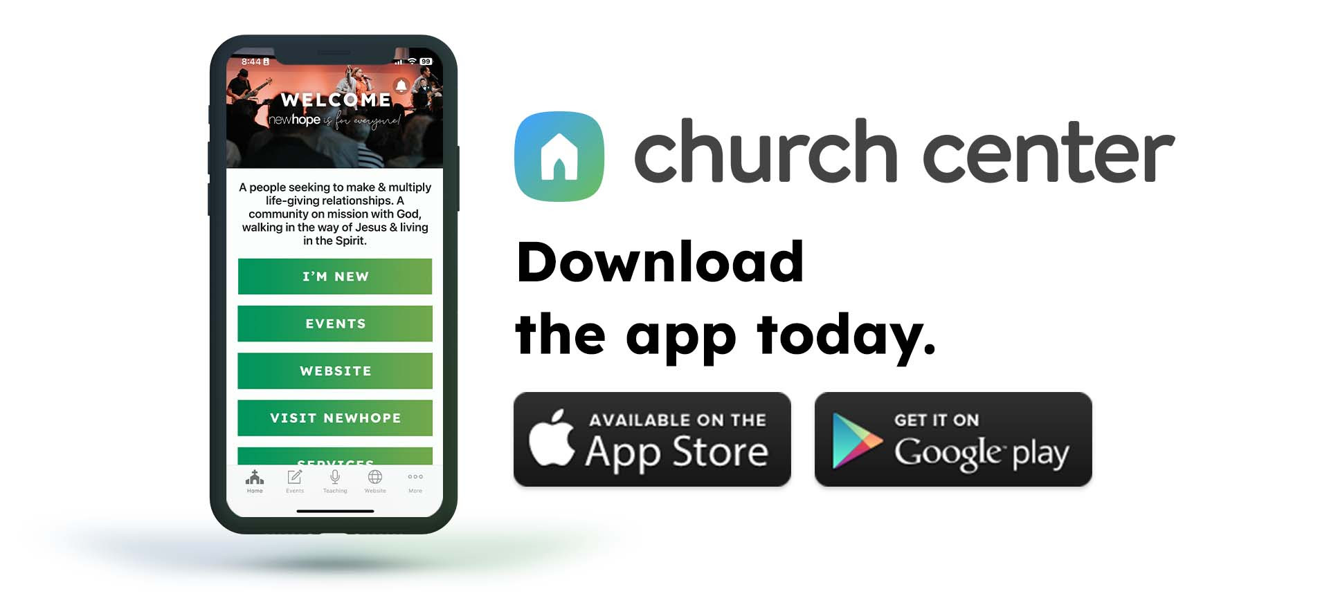church center app download