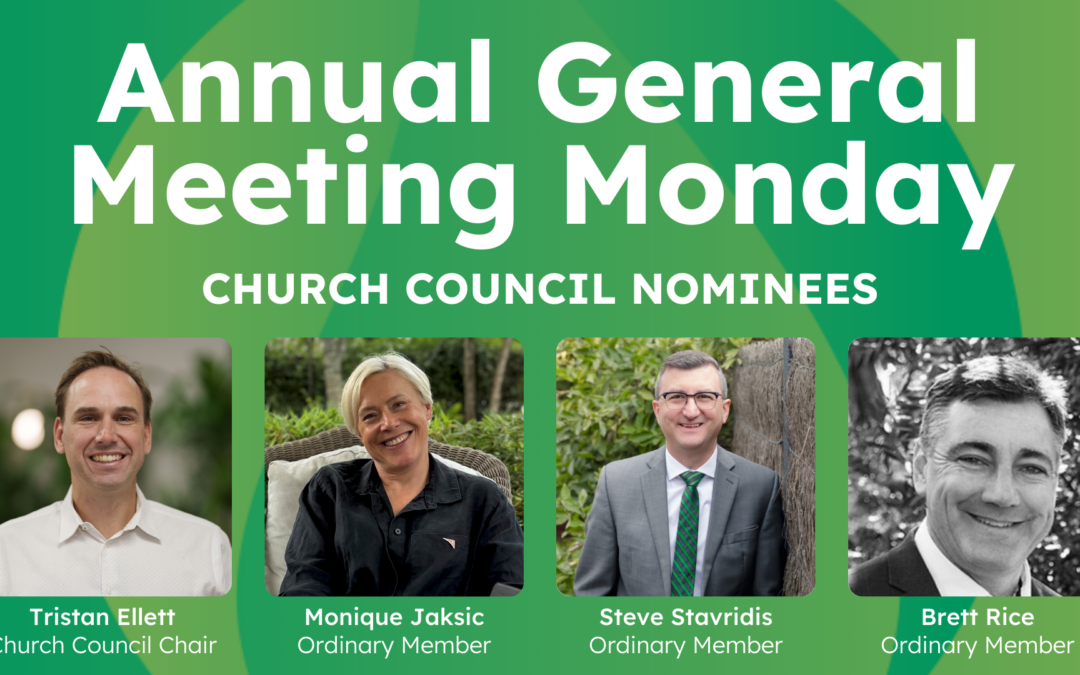 2025 AGM: Church Council Nominees